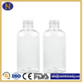 75ml Boston Round Shape Clear Pet Bottle with Closures